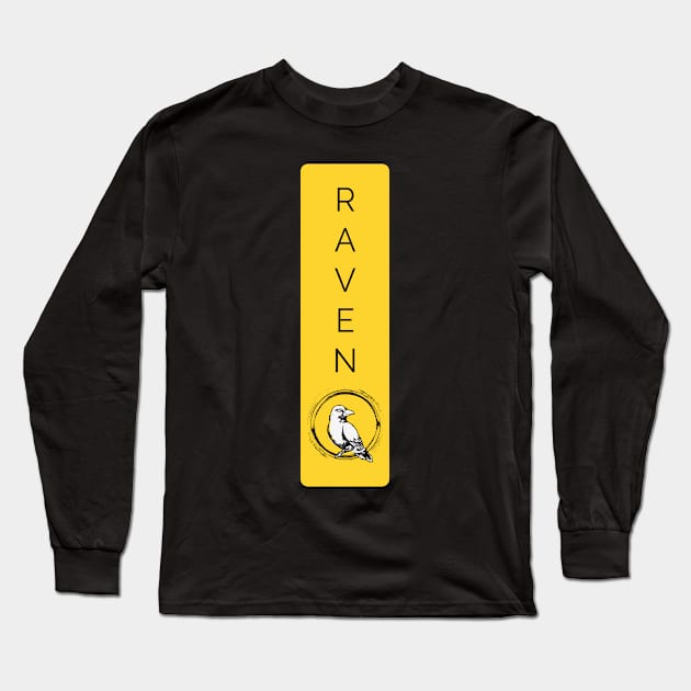 3rd eyed raven luck Long Sleeve T-Shirt by Zush